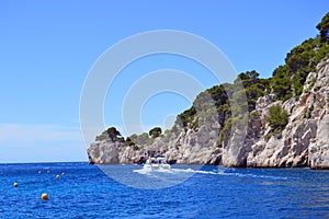 Calanques national park in France