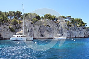 Calanques national park in France