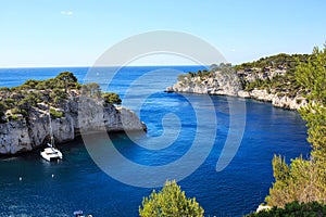 Calanques of Port Pin in Cassis, Provence, France