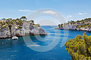 Calanques of Port Pin in Cassis, Provence, France