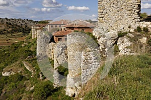 CalataÃÂ±azor castle and walls, Soria Province, Castilla y photo
