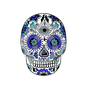 Calavera doodle icon photo