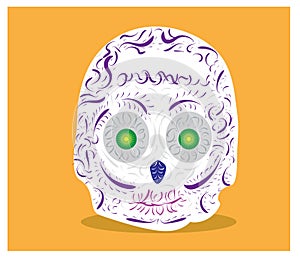 Calaverita - sugar skull photo