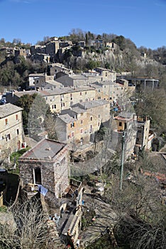 Calcata, viterbo, lazio, italy, europe