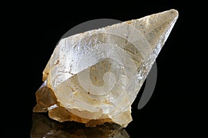 Calcite clear scalahedron crystal