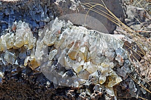 Calcite crystals