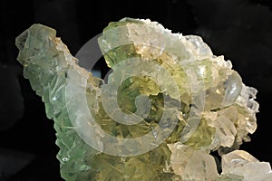 Calcite and fluorite