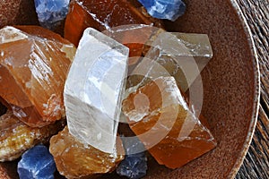 Calcite Healing Crystals Close Up