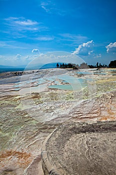 Calcite Travertines - Pamukkale, Turkey