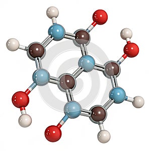 Calcium Aluminosilicate Molecule E556, molecular structure, photo