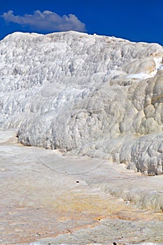 calcium bath and travertine water