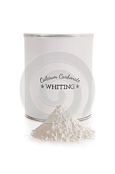 Calcium carbonate whiting photo