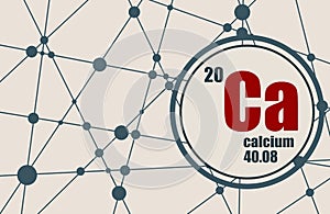 Calcium chemical element.