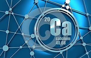 Calcium chemical element.