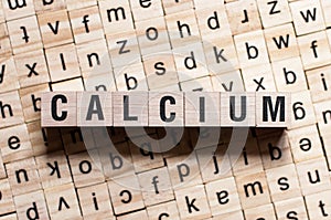 CALCIUM word concept