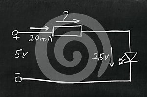 Calculate the resistor