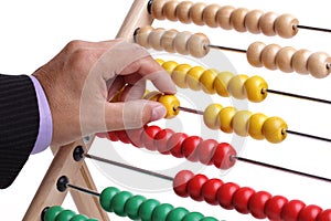 Calculating with an abacus