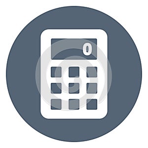 Calculating machine   Isolated Vector icon which can easily modify or edit