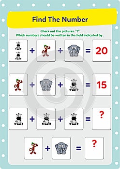 Calculation exercises and brain training for kids