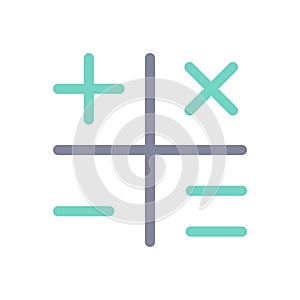 Calculation flat color ui icon