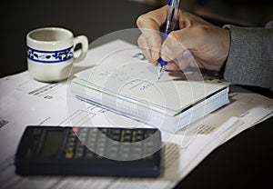 Calculation of the utility bills