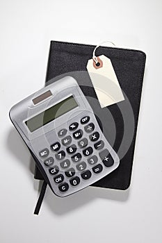 Calculator and business diary