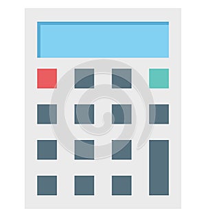 calculator, calculation, Isolated Vector icons that can be easily modified or edit photo