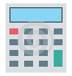 Calculator, Calculation Vector Icon editable