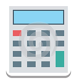 Calculator, Calculation Vector Icon editable