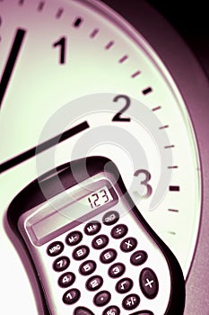 Calculator on Clockface