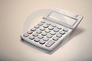 Calculator on desk