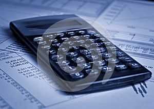 Calculator and financial charts