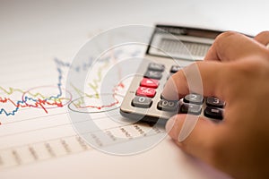 Calculator Financial graphs analysis