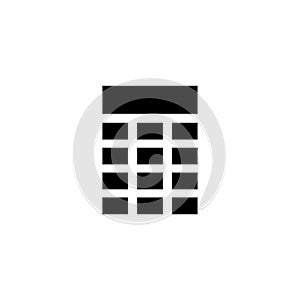 Calculator Flat Vector Icon