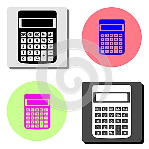 Calculator. flat vector icon
