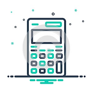 Mix icon for Calculator, teller and reckoner