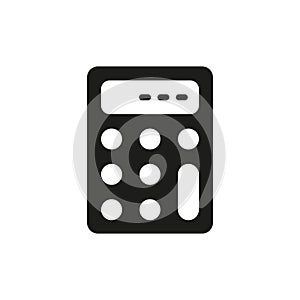 Calculator icon vector design templates simple and modern