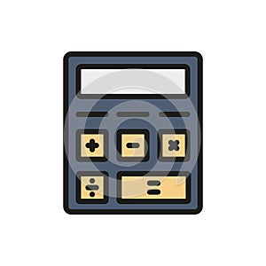 Calculator icon vector design templates simple and modern