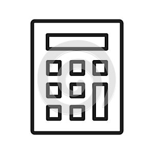 Calculator icon vector image.