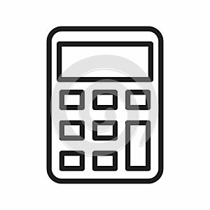 Calculator icon vector image.