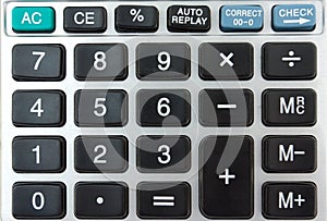 Calculator keyboard