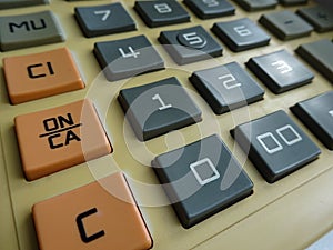 Calculator keyboard count tool