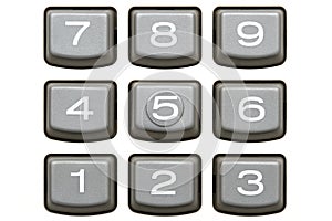 Calculator keypad