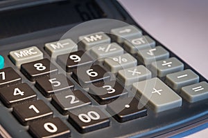 Calculator macro photo