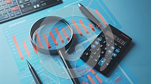 The Calculator and Magnifier.AI generated image