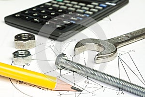 Calculator and measuring equipment