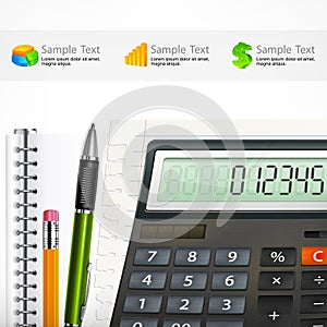 Calculator & notepad