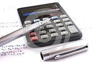 Calculator with pen and algebra