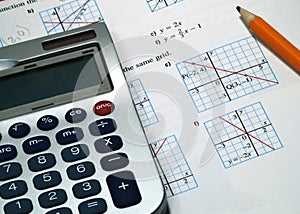 Calculadora lápiz matemáticas 