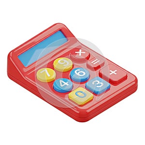 calculator toy button plastic screen